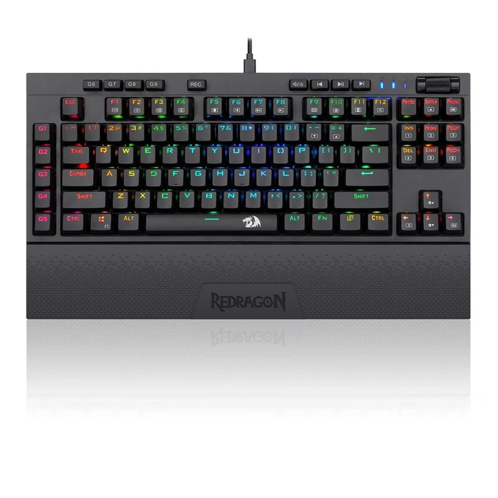 K5881 کیبورد مکانیکال گیمینگ ردراگون K588 Broadsword RGB - Image 1