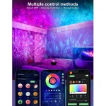 چراغ خواب کهکشانی اسپیکردار مدل Starry Projector با ریموت کنترل اورجینال - Image 12