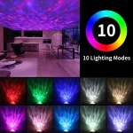 چراغ خواب کهکشانی اسپیکردار مدل Starry Projector با ریموت کنترل اورجینال - Image 8