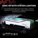 رم جی اسکیل GSKILL Trident Z5 ROYAL RGB SILVER 64GB (2x32GB) 6400MHz CL32 DDR5 - Image 6