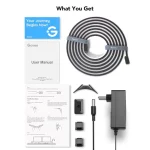 ریسه نواری هوشمند نئون فلکسی 3 متری گووی Govee RGBIC LED Neon Rope H61C3 - Image 12